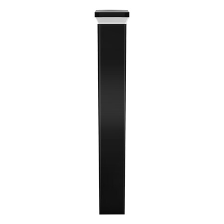 Rab BOLLARD EMERG COLD 24W NEUTRAL SQUARE 42" LBACKUP BLACK BLED24NK/EC